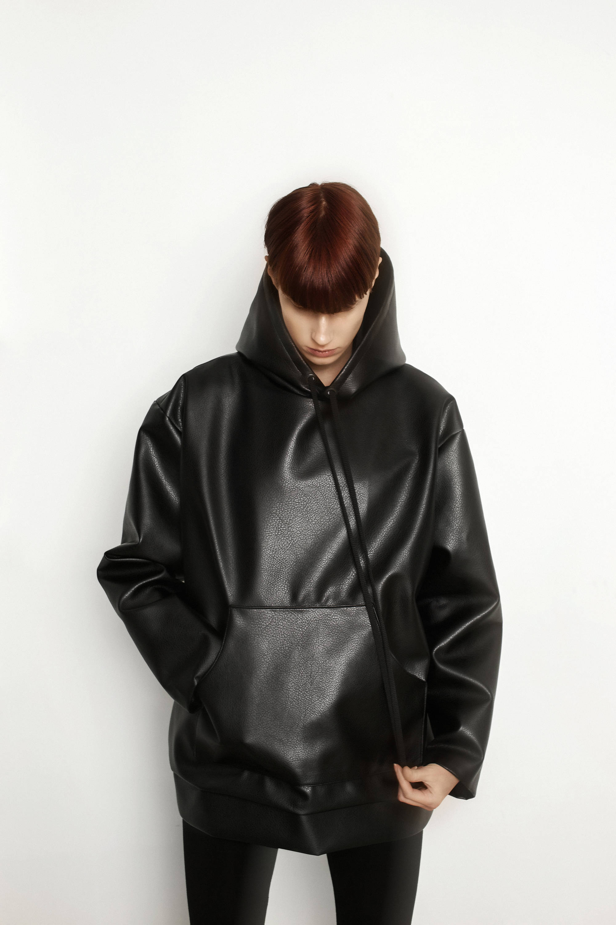 Leather Hoodie - Etsy