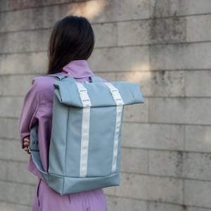 Street style backpack, Rall top bag, Unisex style