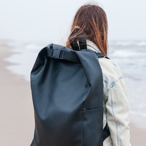 Backpack- large size bag- traveling backpack- functional bag- designer bag- unisex rucksack- minimalist style