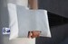 White Clutch, Womans clutch bag, small white clutch bag, mini leather clutch handbag, classic white clutch- friendly leather 