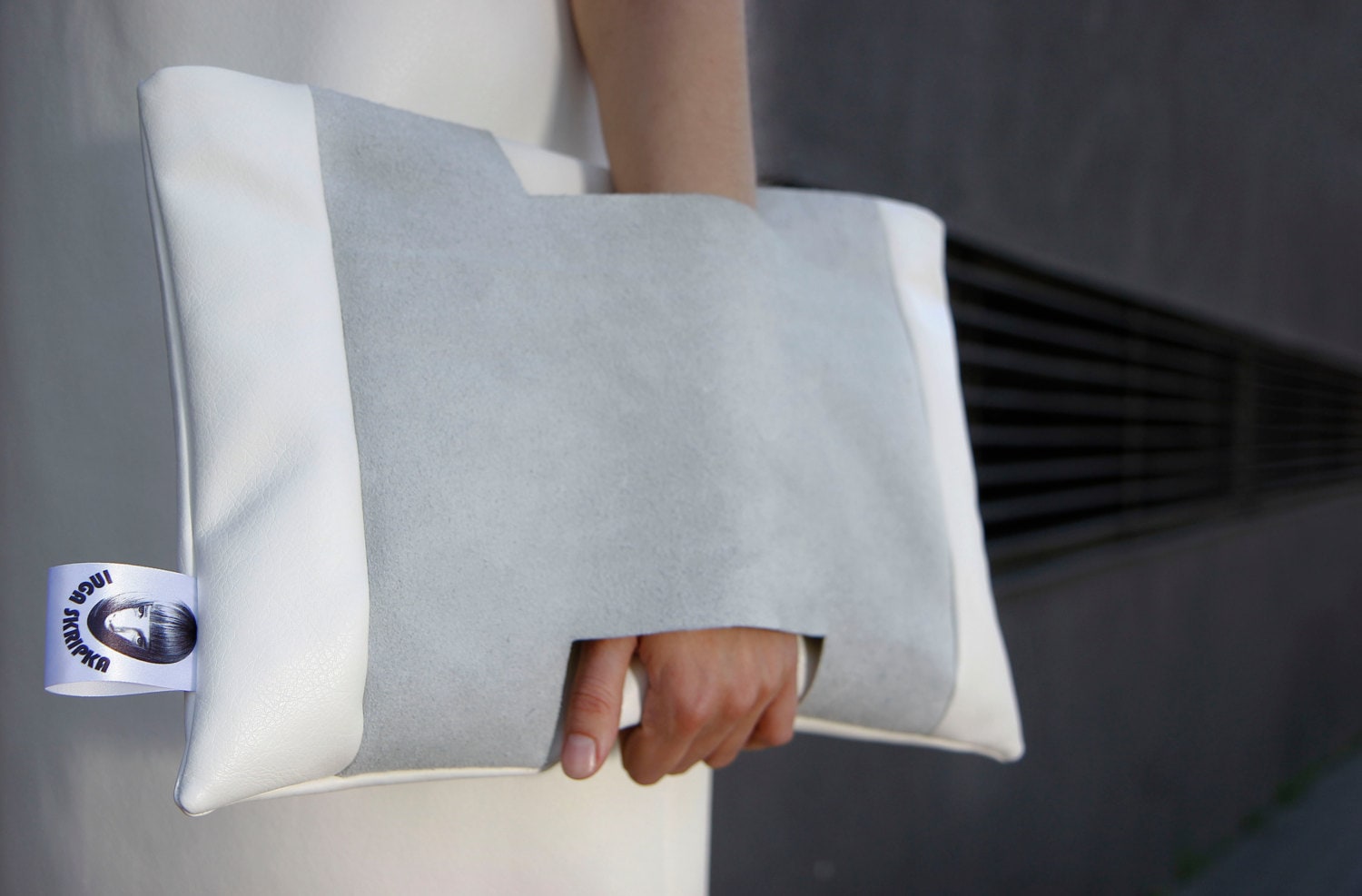 small white clutch