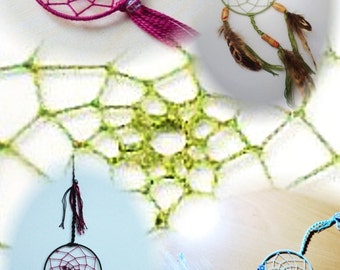 Made to order with ritual - unique colourful small dream catcher specially for you personalised gift idea dreamcatcher wiccan pagan shaman