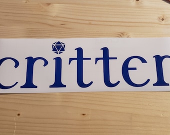 Critter Decal (Large)