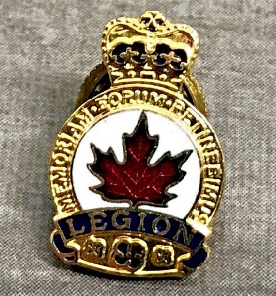 Red Maple Leaf Royal Canadian Legion Small Vintage