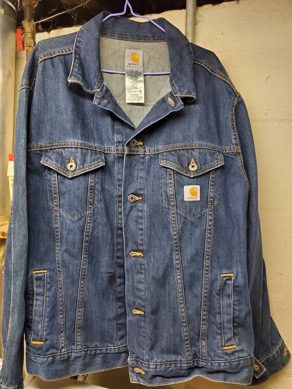 carhartt jean vest
