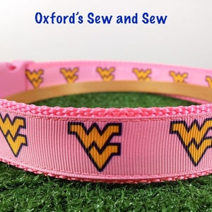 wvu dog collars
