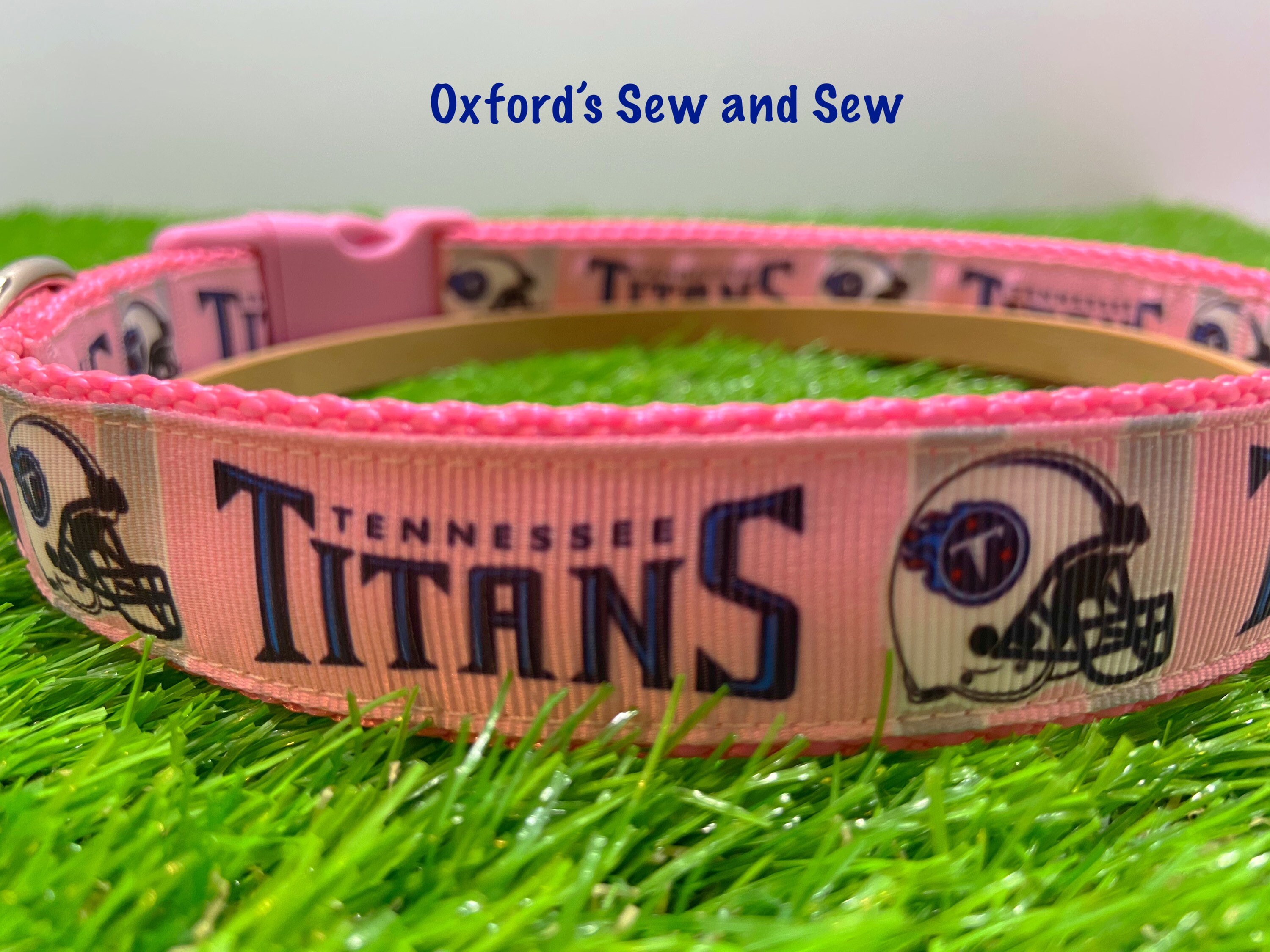 Tennessee Titans Pink Female Dog Football 1 M L XL Dog 