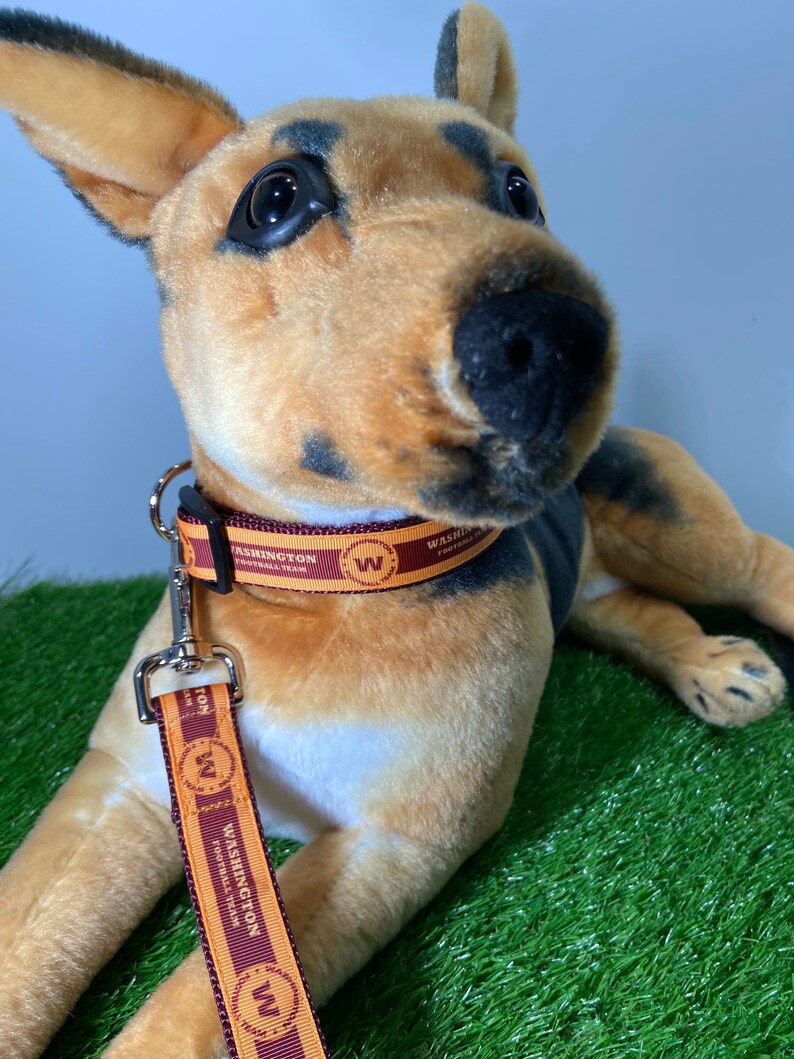 Washington Football Team Sports Dog Collar Dog Collar and Etsy