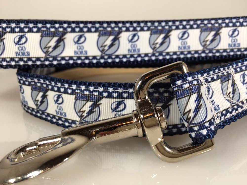 Tampa Bay Lightning Hockey Sports Dog Collar ALL SIZES 1 | Etsy