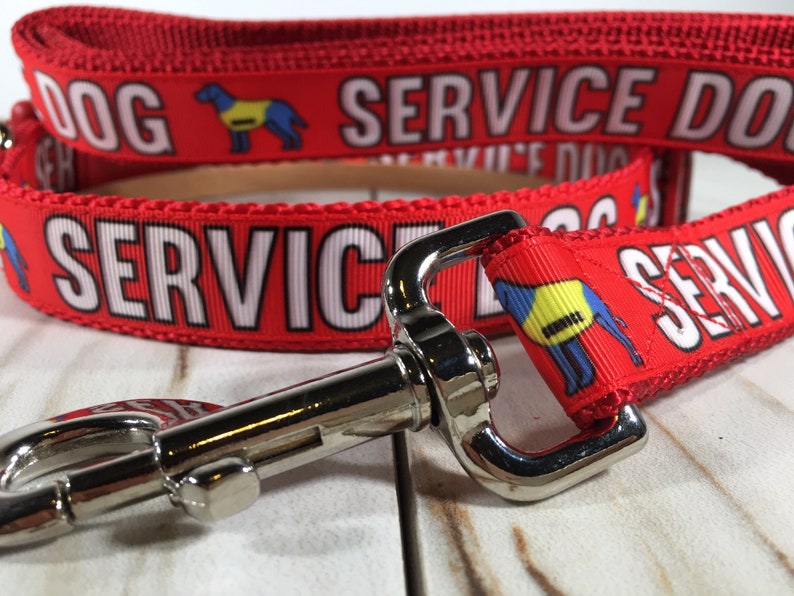 Service Dog Medical Alert S M L XL Dog Collar & Optional Etsy
