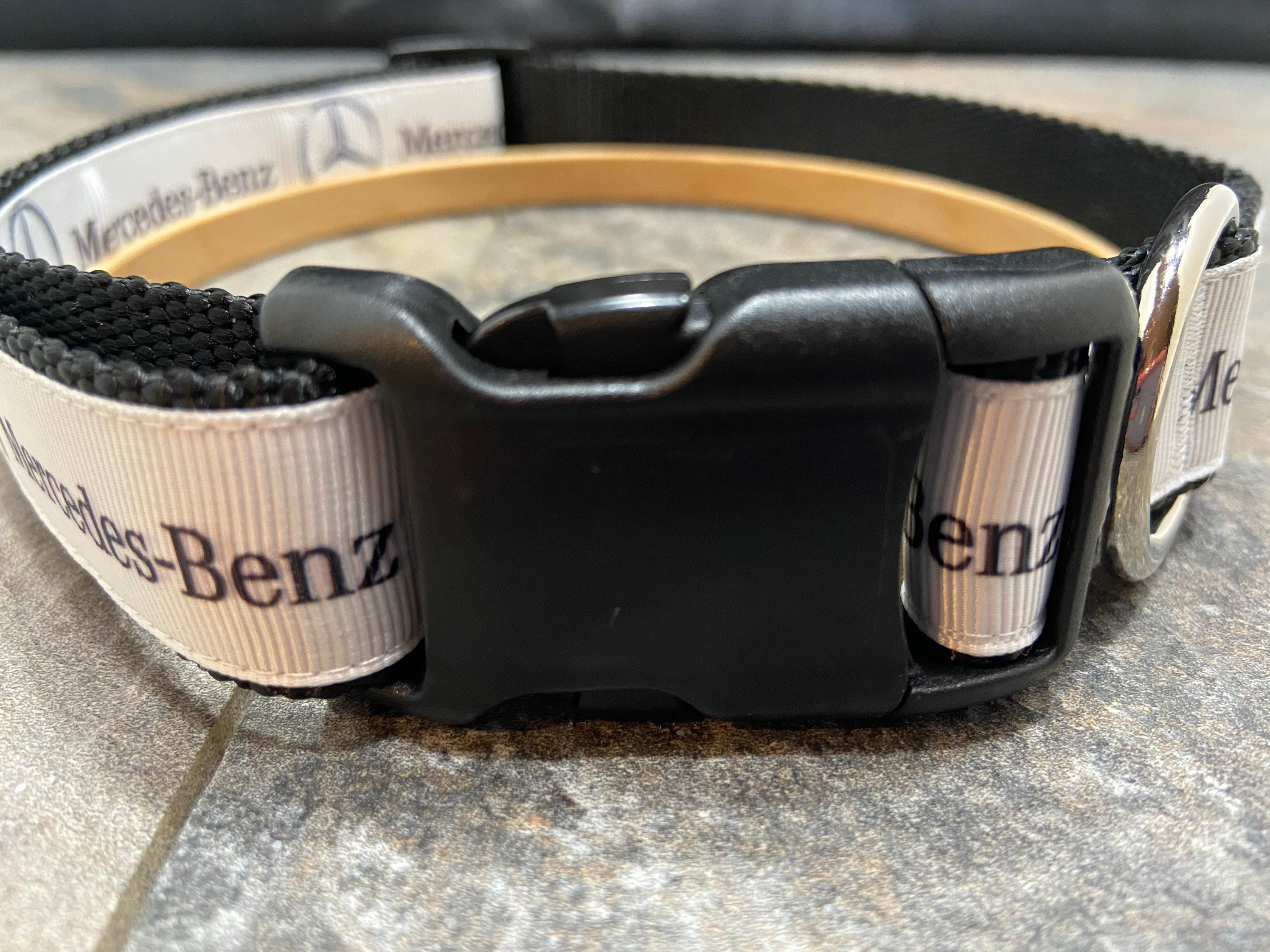 Mercedes Benz 1 Large and Medium dog collar with Etsy