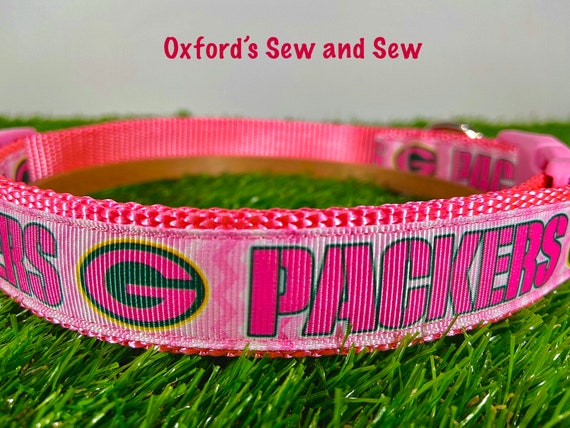 Pink Green Bay Packers Female Dog 1 Football Sports Team Large and