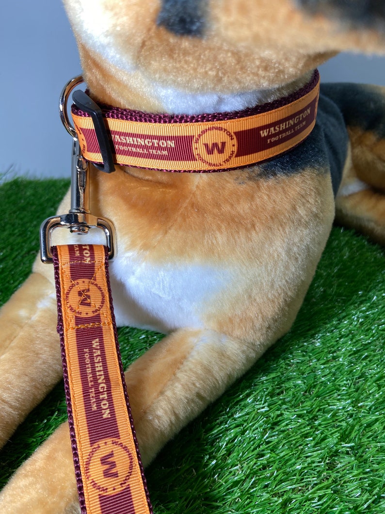 Washington Football Team Sports Dog Collar Dog Collar and Etsy