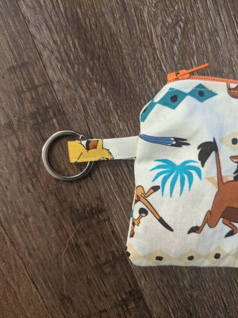 Lion King Keychain Wallet Disney Coin Purse Disney Travel Etsy