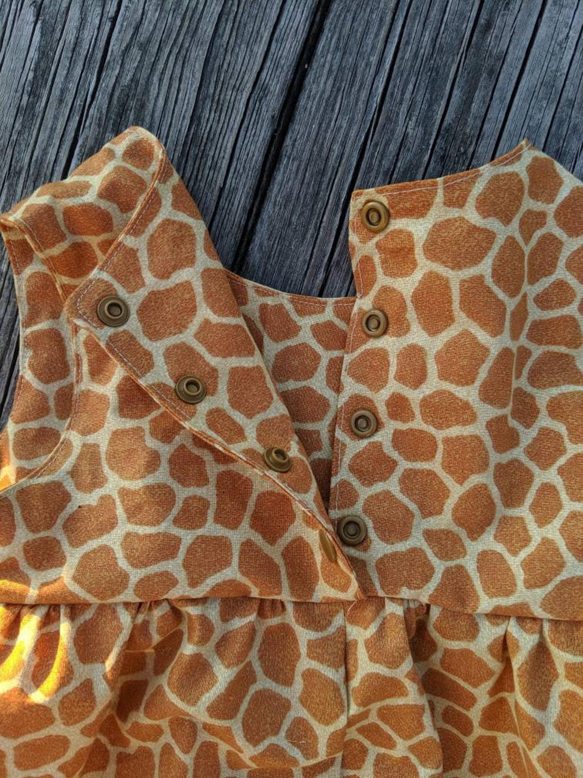 Giraffe Print Bodysuit Baby Romper Girls Romper Girls Etsy