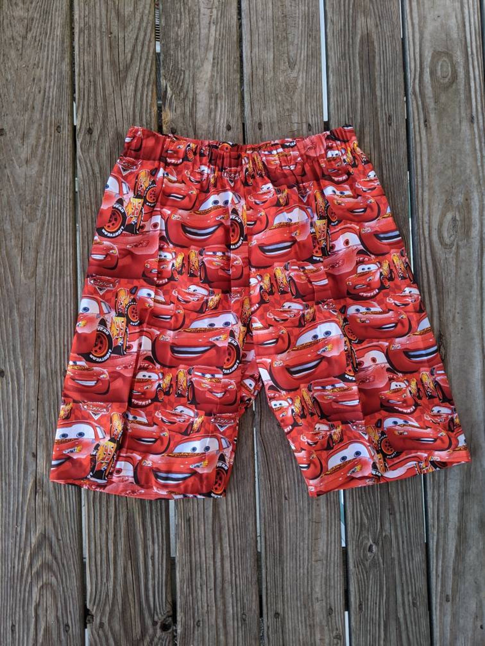 Vorbestellung Herren Lightning McQueen Shorts Disney Shorts Etsy