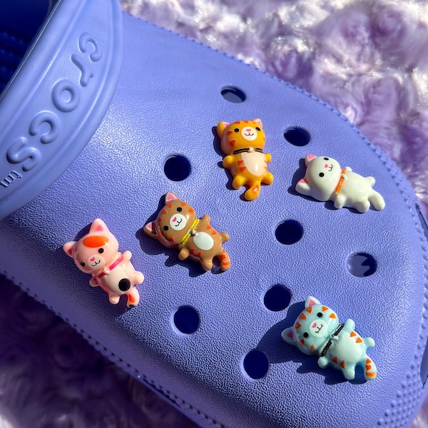 Shoe Charms Crocs Cat Etsy