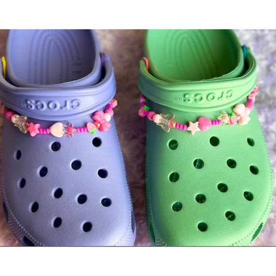 Pink Croc Clog Shoe Charms - Pink Croc Charms - Pink Shoe Charms - Pink Shoe Accessories