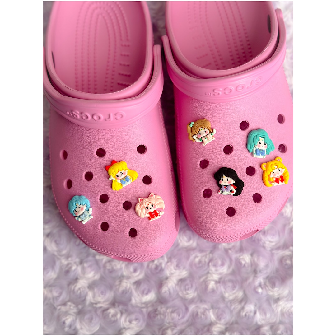 3D Printed Croc Spike Charms, Full Set Croc Shoes Charms Custom Kids Back  to School Gift Surprise Jibbitz Cute Goth Emo Fun 