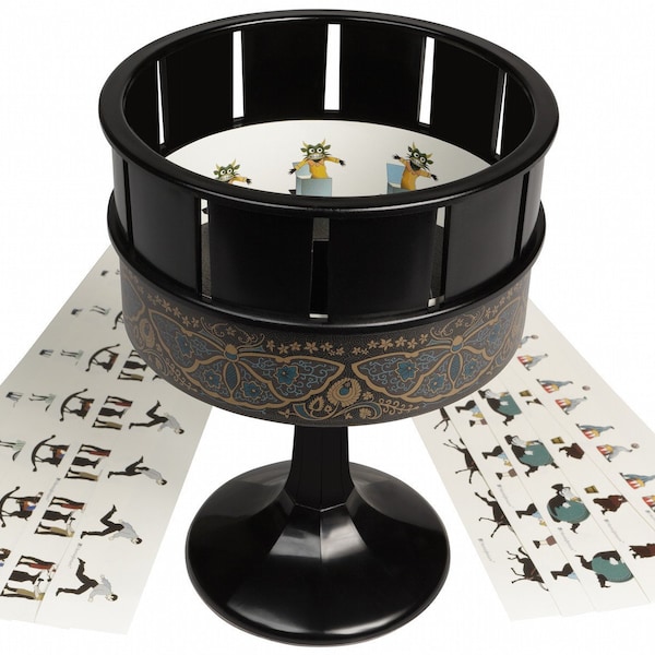 Zoetrope Animation Toy - Medium | Black Colourway