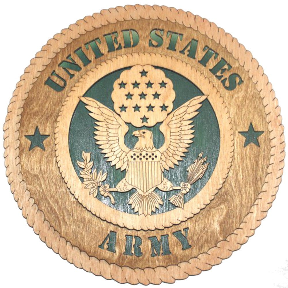 11.3 Inch Army Wall Plaque Etsy