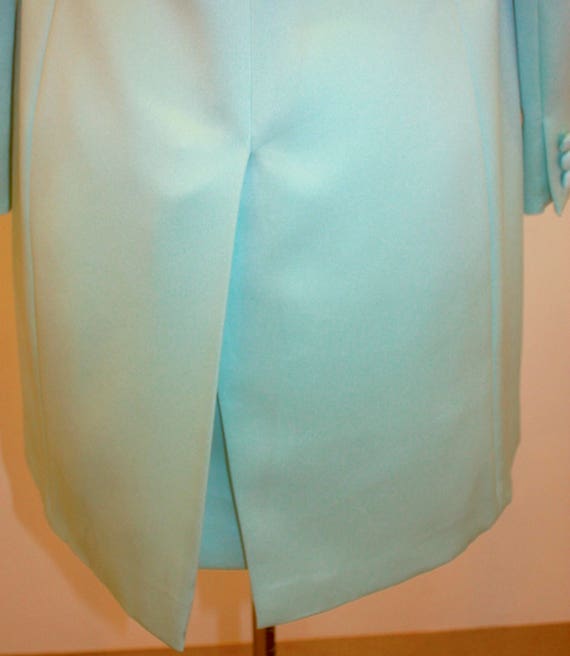 Two Piece Aqua Ensemble a la "Jackie O" Price Red… - image 9