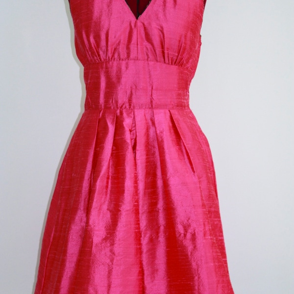 Hot Pink Dress Etsy