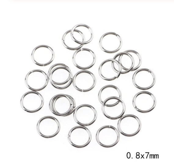About 900 Pcs Silver Iron Split Rings Double Loop Jump Ring 4mm 5mm 6mm 7mm  8mm 10mm Chainmail Link for Jewelry Making - Yahoo Shopping