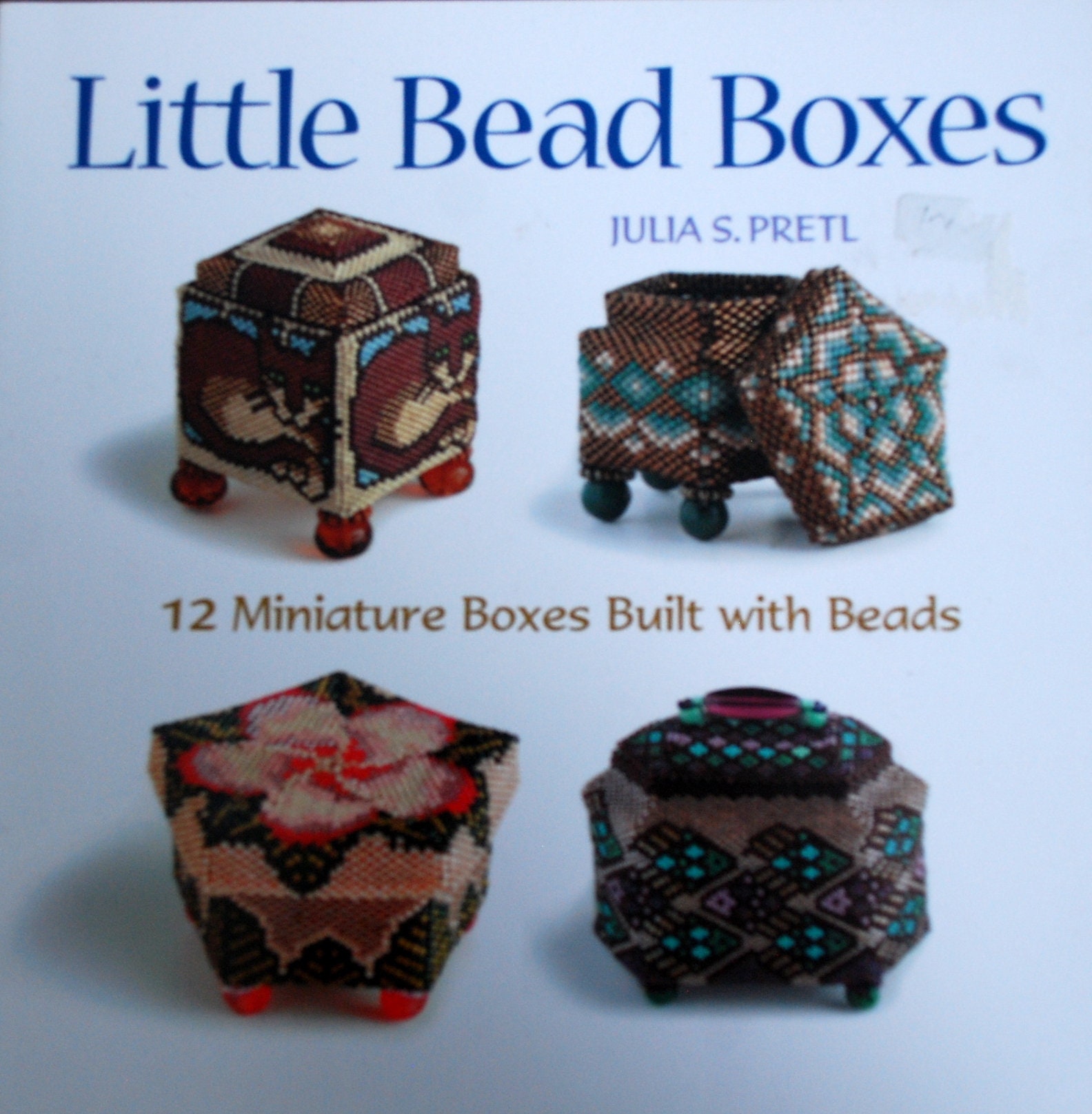 Little Bead Boxes by Julia S. Pretl Paperback Book, Bead Book