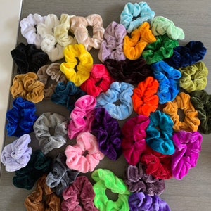 Velvet Scrunchies, Cute Velvet Scrunchies, Girl Scrunchies, Hair Accessories, Hair Elastic Décor, Hair Scrunchies, Gift for Girlfriend