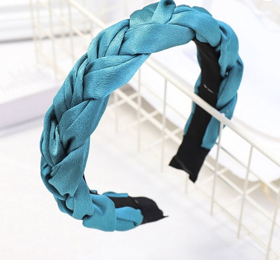 Vibrant Braided Wide Headband vibrant chic wide twist braid headband women - Temu Bahrain main image 4