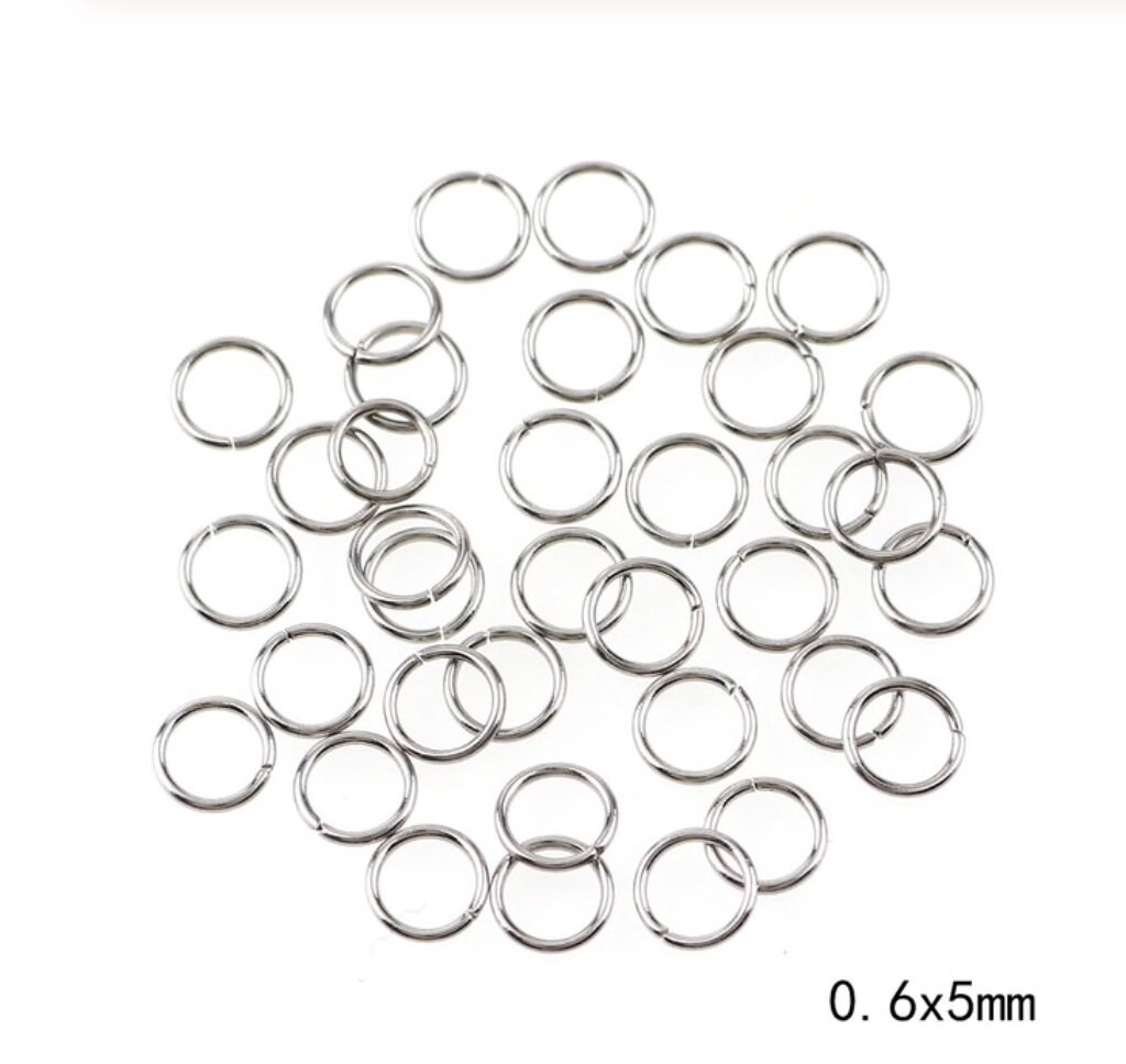 Stainless Steel Jump Rings Round Ring Jewelry Link Steel Etsy Canada