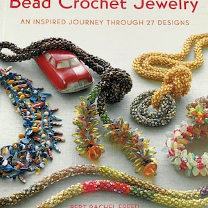 Joyas tejidas a crochet con cuentas: un viaje inspirador a través de 27 diseños Libro de bolsillo, Libro de cuentas, Suministros para hacer cuentas, Libro de cuentas, Regalo para ella