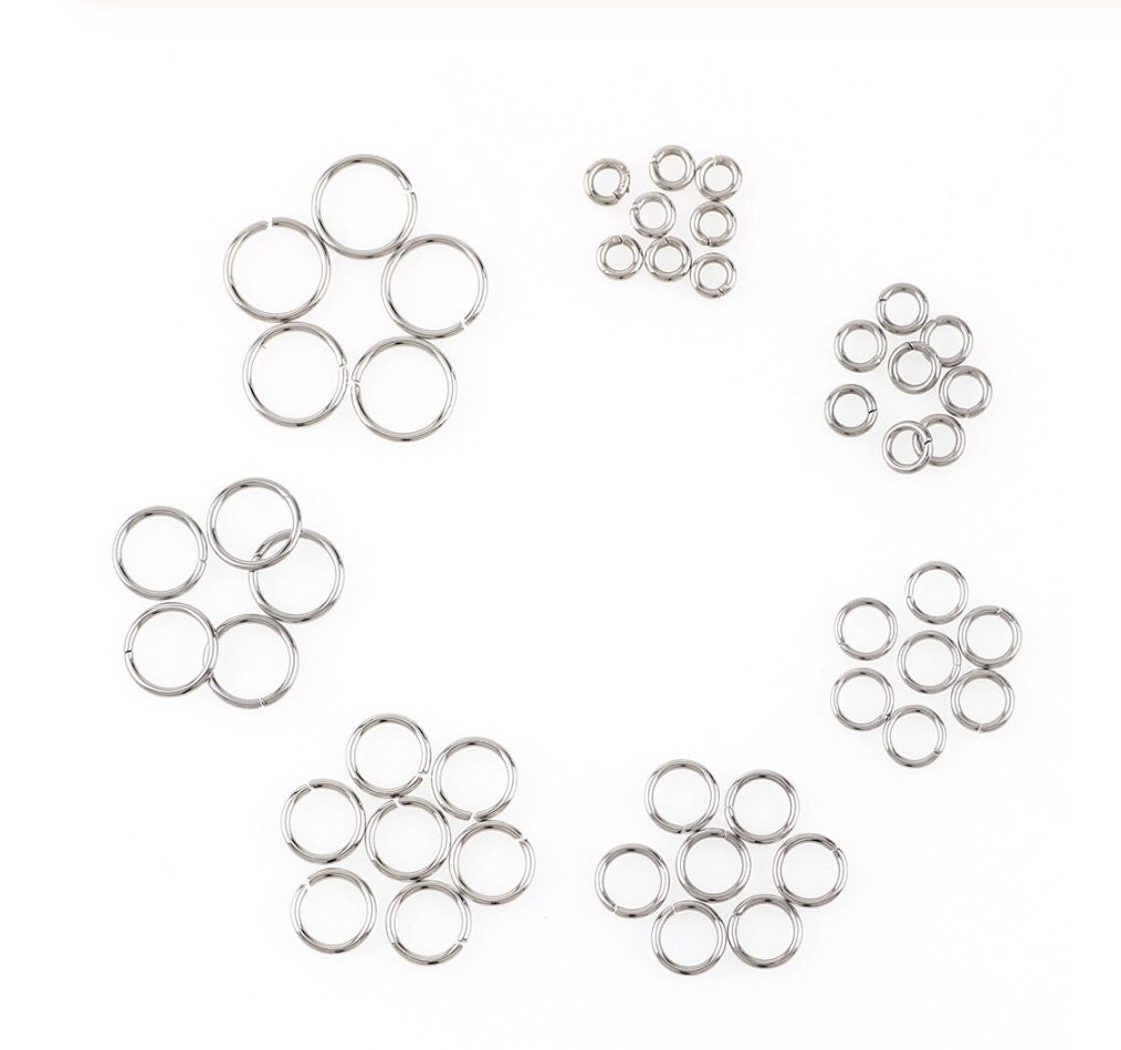 Stainless Steel Jump Rings Round Ring Jewelry Link Steel Etsy Canada