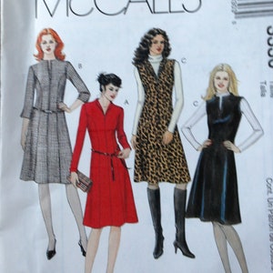 Vintage Sewing Patterns, McCalls UNCUT Sewing Pattern, 3330 Sewing Women Dress Pattern, Vintage Sewing Pattern, 80s Sewing Pattern