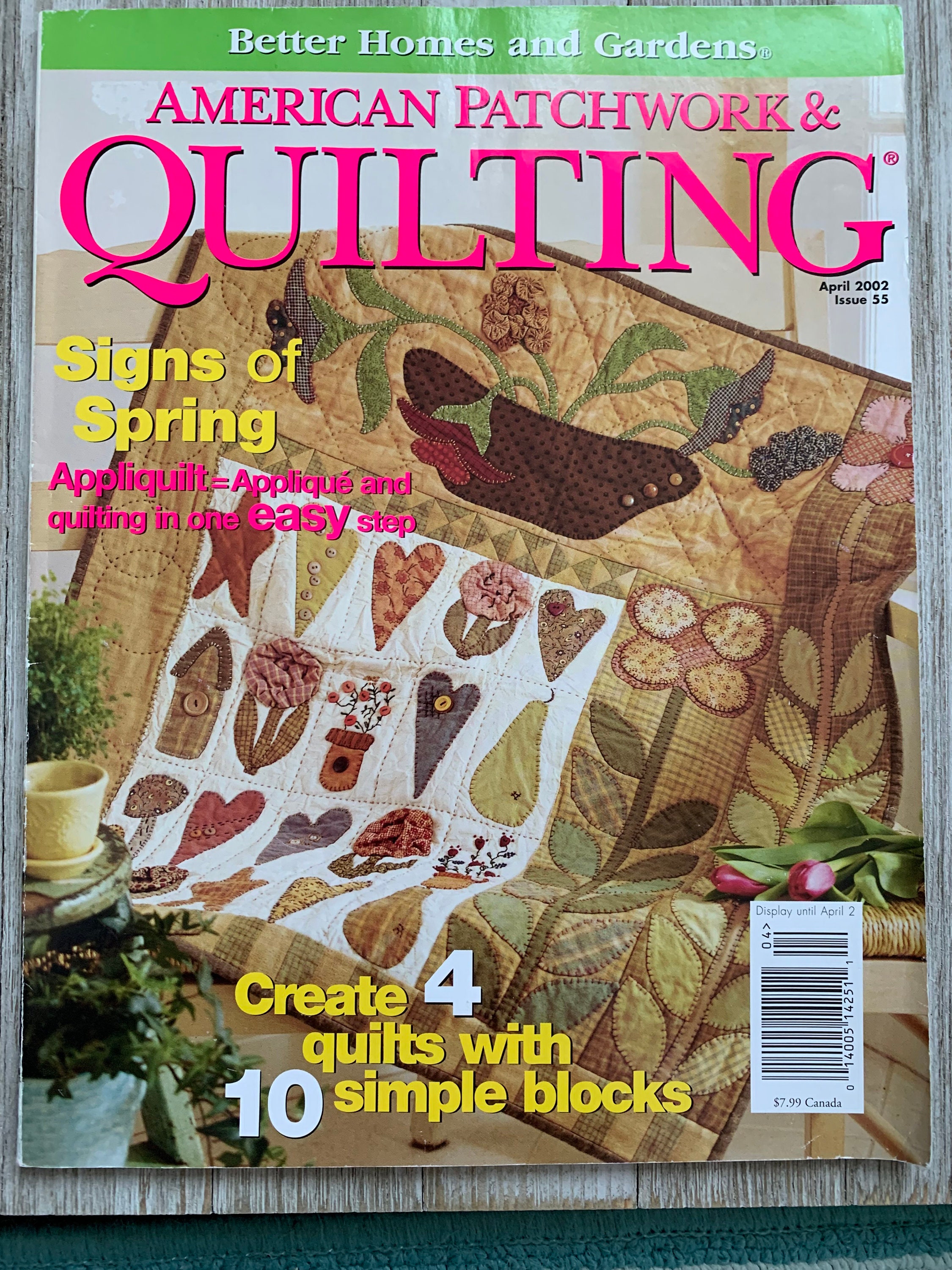 トップス nude vintage American Patchwork Quilt American Patchwork & Quilting by Better Homes and Gardens