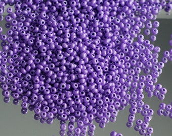 10/0 Seed Beads, Lavender Beads, Czech Seed Beads, Preciosa Seed Beads, Glass Beads, Purple Seed Beads, Beading Supplies, Preciosa Beads
