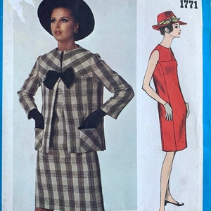 Vintage Schnittmuster, Vogue Americana UNCUT Schnittmuster, 1771 Schnittmuster, Jacken Schnittmuster, Vintage Schnittmuster, 60er Jahre Schnittmuster