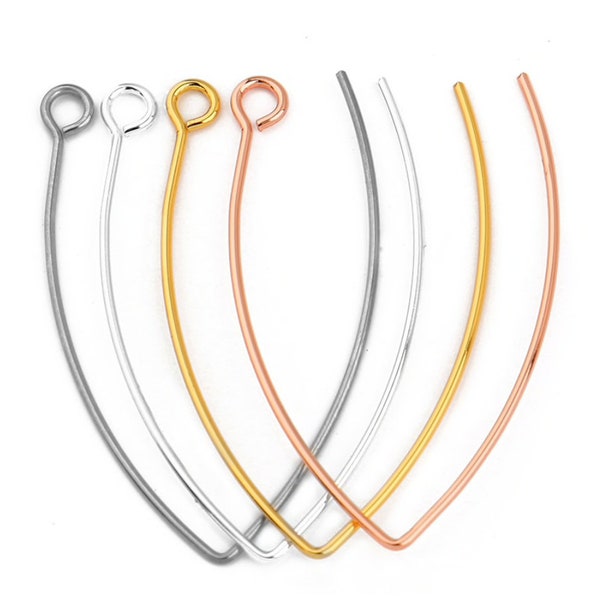 V Wire Earrings Etsy