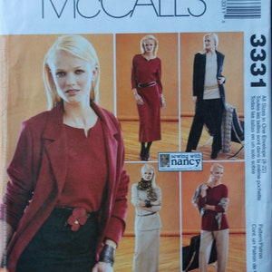 Vintage UNCUT Schnittmuster, McCall&#39;s Schnittmuster, 3331 Kleid Schnittmuster, Vintage Schnittmuster, 2000er Jahre Schnittmuster
