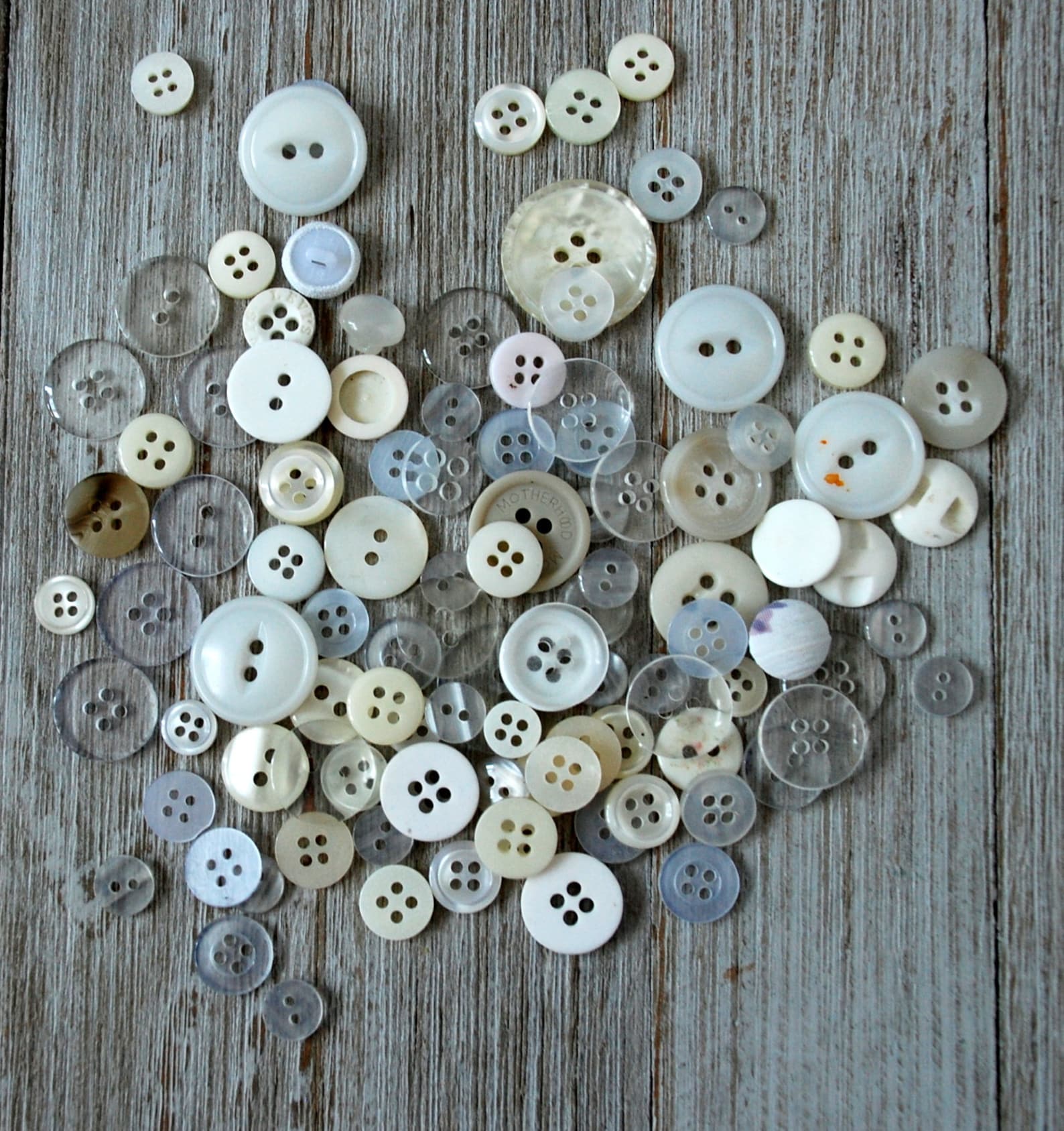 Sourcing Map 20 Stück Stoffbezogene Knöpfe 10mm Weiß - Vintage Nähknöpfe Für Jacken, Kleider & Blusen