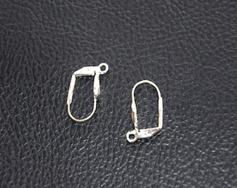 Sterling Silver Lever Back Hook, Lever Back Wires, French Ear Hooks, Jewelry Making, Craft Supplies, Lever Back Hooks, Sterling Silver Hooks