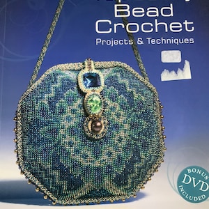 Tapiz de cuentas de crochet: proyectos y técnicas Libro de bolsillo, libro de cuentas, suministros para abalorios, libro de abalorios, regalo para ella, tutoriales de abalorios