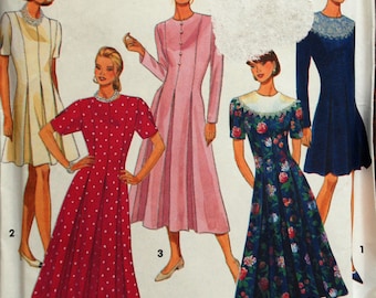 Vintage Sewing Patterns, Simplicity UNCUT Sewing Pattern, 8120 Sewing Dresses Pattern, Vintage Sewing Pattern, 80s Sewing Pattern