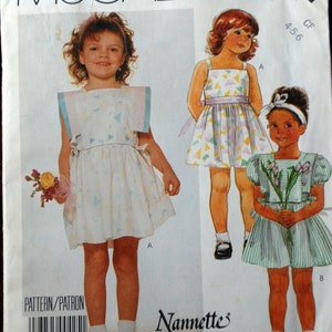 Vintage Schnittmuster, McCalls UNCUT Schnittmuster, 3101 Schnittmuster Mädchen, Vintage Schnittmuster, 80er Jahre Schnittmuster