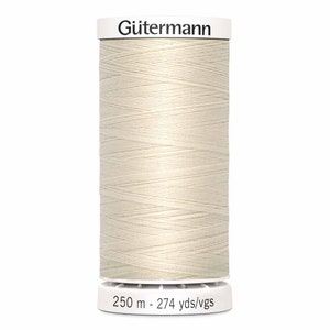 Hilo Gutermann Coselotodo para Costura a Mano y Máquina de coser, Color  Gris Claro, con 100 mts. Poliéster, caja con 6 carretes del mismo color