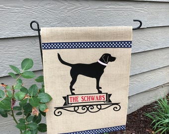 Labrador Retriever, Dog, Lab, Welcome Garden Flag, Yard & Garden Decor, Yard Art, Gift