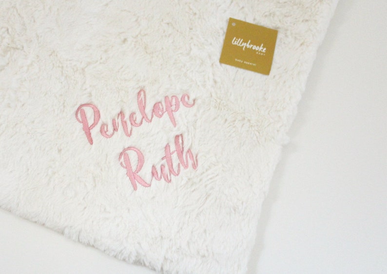 Floral Minky Blanket / Security Blanket/ Floral Baby Gift / Etsy