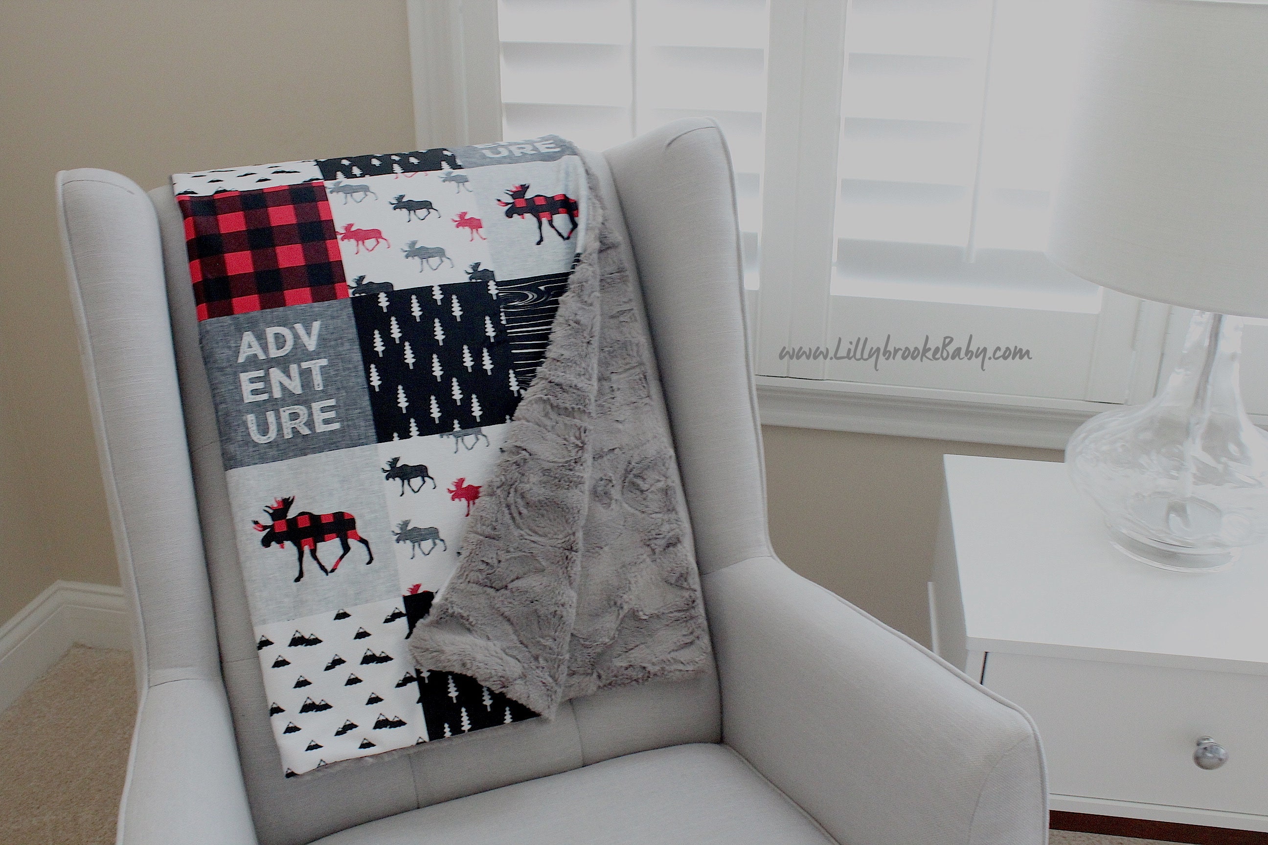 Eh Moose Snuggle Blankey Security Blanket PDF Crochet Pattern