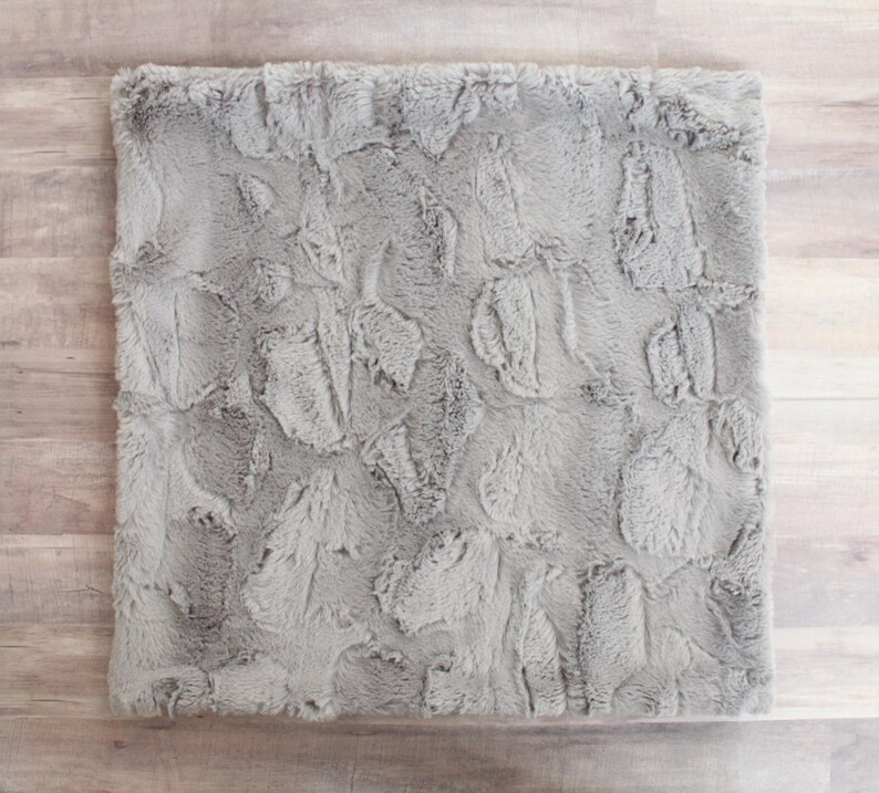 Moose Lovey / Navy Security Blanket/ Woodland Lovey /faux Fur Etsy